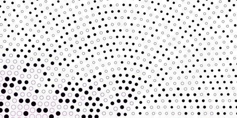 Dark Purple, Pink vector texture with disks. Abstract illustration with colorful spots in nature style. Design for posters, banners.