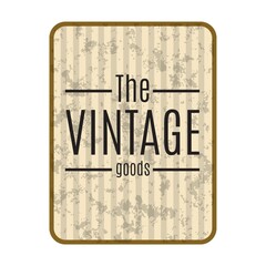 the vintage goods label