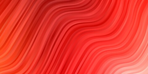 Light Red vector texture with curves. Gradient illustration in simple style with bows. Pattern for commercials, ads.