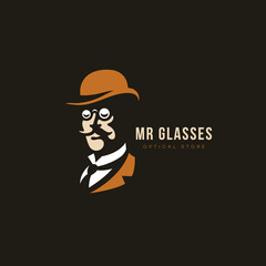 Mr glasses logo