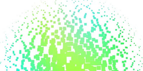 Light Blue, Green vector texture in rectangular style. Rectangles with colorful gradient on abstract background. Best design for your ad, poster, banner.