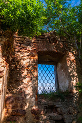 A window in the ruins