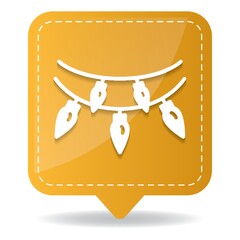 christmas lights button