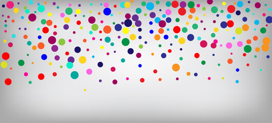 Rainbow Confetti Hipster Vector Wallpaper. 