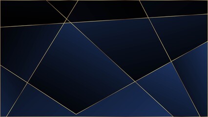 Blue Premium Triangular Texture. Elegant Dark Platinum Chic Shapes 