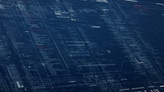 HUD technological futuristic Sci Fi background.Digital infographic.User Interface data screen.Blue.