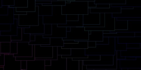 Dark Pink, Blue vector background with rectangles. Abstract gradient illustration with rectangles. Pattern for business booklets, leaflets