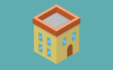 Vector illustration building