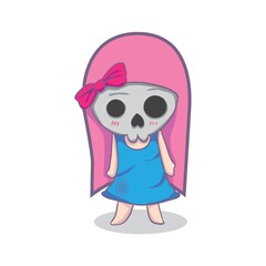 girl skull
