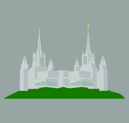 temple of san diego, in california, united states