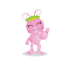 ant showing thumbs up