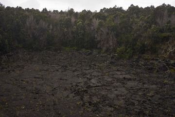 Keanakāko'i Crater in Hawaii Volcanoes National Park on the Big Island. Keanakākoʻi, meaning 