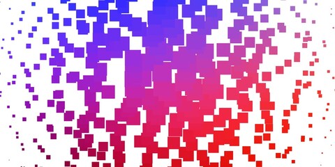 Light Blue, Red vector pattern in square style. Rectangles with colorful gradient on abstract background. Best design for your ad, poster, banner.