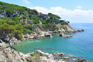 Obraz premium Litoral de Lloret de Mar, Gerona, Cataluña España 