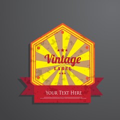 vintage label