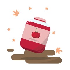 autumn cherry jam