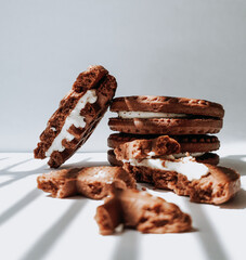 chocolate chip cookies on a plate