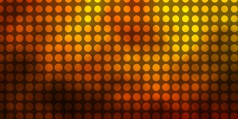 Dark Green, Yellow vector template with circles. Modern abstract illustration with colorful circle shapes. Design for posters, banners.