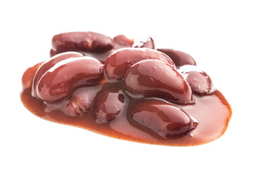 Red beans in tomato sauce.