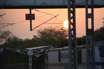 sunrise at track