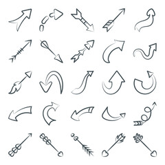 
Pointing Arrows Icon in Modern Linear Style Pack 
