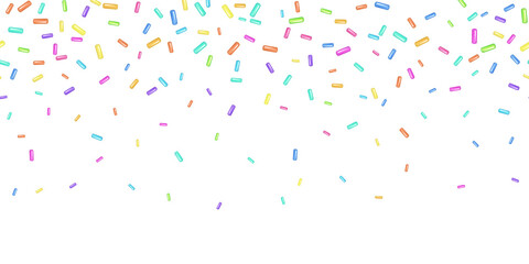 Sweet confetti seamless pattern