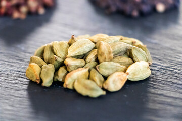 close up of fenugreek seeds for cooking.