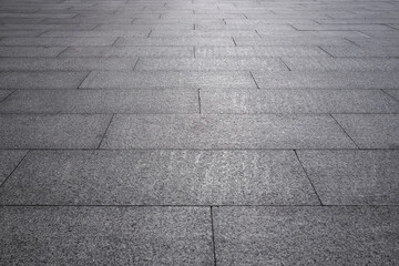 Regular gray concrete blocks