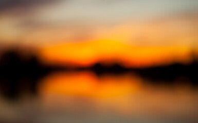 sunset in the mountains