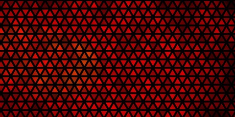 Light Red, Yellow vector pattern with polygonal style.
