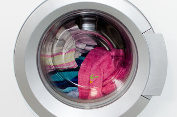 washing machine in the washing machine