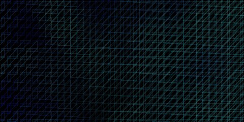 Dark BLUE vector texture with lines. Repeated lines on abstract background with gradient. Template for your UI design.