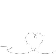 Heart love background. Vector illustration