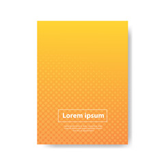 Cover design. Halftone dots full color design. Future geometric patterns with shadows. Eps10 vector