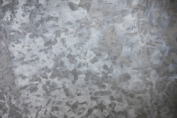 金属結晶模様のある金属板