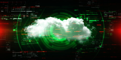 2d illustration abstract cloud background
