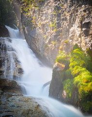 Fototapeta na wymiar Wasserfall Langzeitbelichtung Bad Gastein