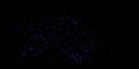 Dark purple vector background with spots.