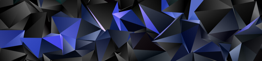 Obraz premium Abstract Low-Poly background. triangulated texture. Design 3d. Polygonal geometrical pattern. Triangular modern style