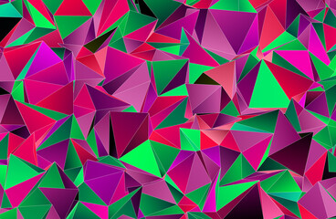 Obraz premium Abstract Low-Poly background. triangulated texture. Design 3d. Polygonal geometrical pattern. Triangular modern style