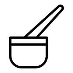 Pounder. icon with outline style and perfect pixels. Suitable for website design, logos, applications and UI.