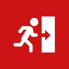 Exit -  Metro Tile Icon