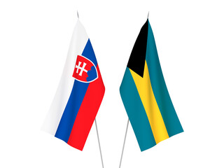 Commonwealth of The Bahamas and Slovakia flags