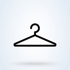 hanger. vector Simple modern icon design illustration.