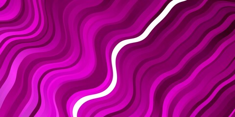 Light Pink vector template with lines. Illustration in abstract style with gradient curved.  Pattern for booklets, leaflets.