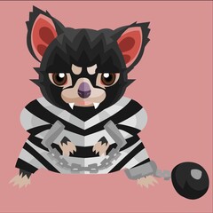 tasmanian devil prisoner