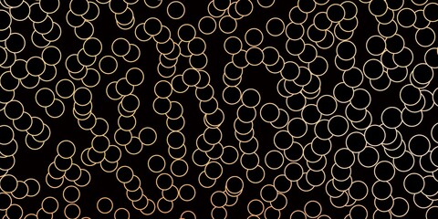 Dark Red vector texture with circles. Colorful illustration with gradient dots in nature style. Design for posters, banners.