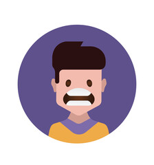 Flat Avatar Vector Image