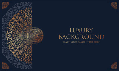 Luxury background vector. Islamic paisley mandala royal pattern card template. decorative mandala for print, poster, cover, brochure, flyer, banner. Luxury ornamental mandala Islamic background.