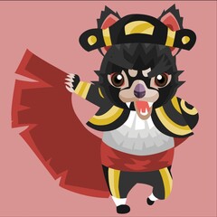 tasmanian devil as a matador